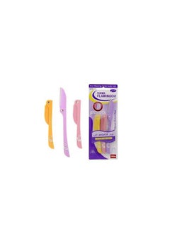 Buy Piece Flamingos Ladies Razor For Facial And Body Hair Yellow/Pink/Purple in Egypt