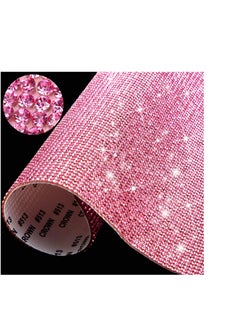 Buy Bling Bling Rhinestone Sheet Rhinestones Sticker DIY Car Decoration Sticker Self Adhesive Glitter Rhinestones Crystal Gem Stickers for Car Decoration in UAE