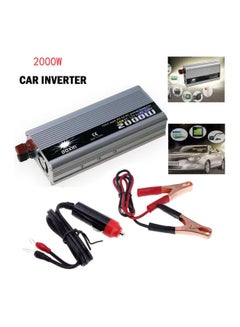 Buy Portable Car Power Inverter   2000W WATT DC 12V to AC 220V 60 Hz Car Charger  Converter Transformer Power Supply in Saudi Arabia