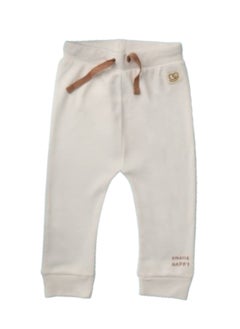 Buy Sheer Hugs Casual Full Pant for Boys, Warm White, 68 in UAE