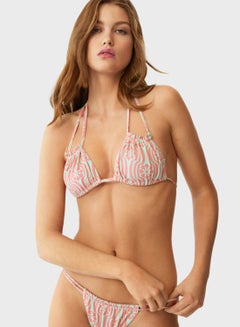 Buy Strappy Printed Bikini Top in UAE