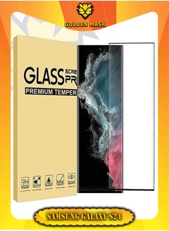 Buy GOLDEN MASK Compatible With Samsung Galaxy S24 9H Full Glue Screen Protector Premium-Black in Egypt