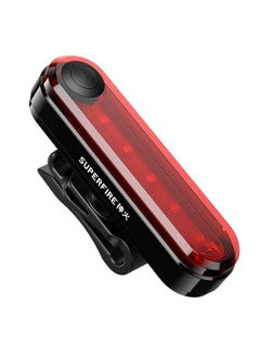 Buy Flashlight Bicycle Tail Light Red Light Warning Night Riding Rechargeable Road Mountain Cycling Equipment in Saudi Arabia