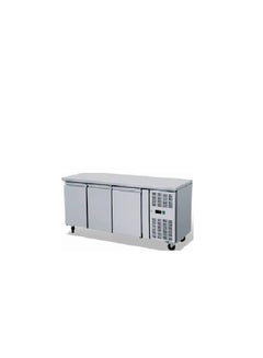 Buy Stainless Steel 4-Door Under-Counter Chiller - Commercial Refrigerator for Food Storage in UAE
