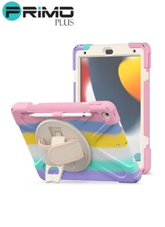 Buy Protective Case Cover For Apple iPad 10.2 inch 2021/2020/2019(9th/8th/7th) Gen Multicolour in Saudi Arabia