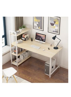 Buy Computer Table with Bookshelf Home Office Desk Gaming Writing Study Table in UAE