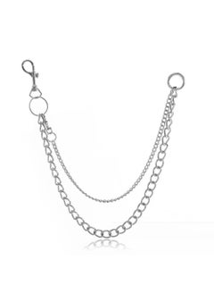 Buy Punk Retro Metal Pants Chain Adjustable Unisex Fashion Waist ChainSilver waist chain Silver waist chain in Saudi Arabia