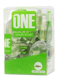 Buy One Mouth Wash with Green Tea Flavor, 20 capsules*15ml in Saudi Arabia