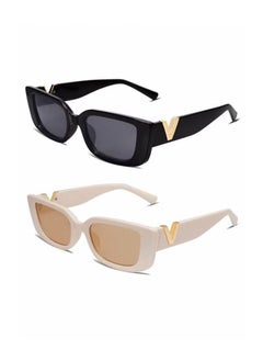 Buy Retro small square UV400 protective sunglasses in Saudi Arabia