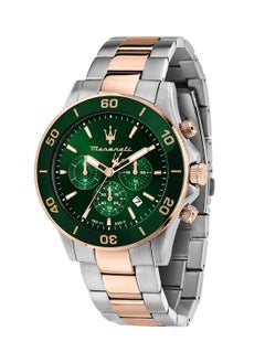 Buy Men’s Competizione Green Dial Stainless Steel Band Watch R8873600004 – 43mm in UAE