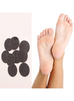 Buy Electric Foot Callus Remover 50PCS Replacement Sandpaper Discs Pedicure Electronic Foot FileR for Dead Dry Hard Skin Calluses removal XS 10mm 80grit in UAE