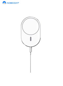 Buy Magsafe Wireless Car Mobile Phone Charger, 15w Fast Charging Magnetic Car Charger Holder, Car Air Outlet Mobile Phone Holder Suitable for Multiple Mobile Phone Models in Saudi Arabia