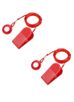 Buy Treadmill Universal Magnet Safety Key, Magnetic Safety Switch Magnet Security Lock Emergency Stop, Treadmill Universal Accessories Replacement for Most Treadmills, Pack of 2 Round Treadmill Safety Key in Saudi Arabia