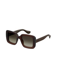 Buy Women's UV Protection Square Sunglasses - Geriba Brown 53 - Lens Size: 53 Mm in UAE