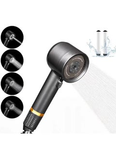 Buy OUYoo High Pressure Handheld Shower Head  4 Modes Water Saving Filter, Pause Switch, Luxury Gray Showerhead for Healthier Bathing Experience in UAE