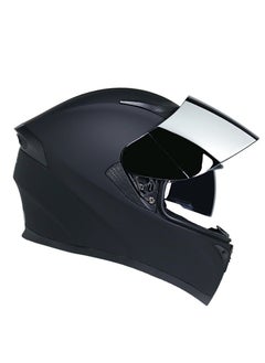 اشتري New Double Mirror Helmet Semi Full Cover Four Seasons Motorcycle Helmet في الامارات