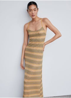 اشتري Strappy Printed Dress في السعودية