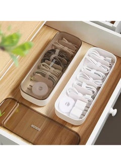 Buy ECOCO USB Cable Storage Box - White in Egypt