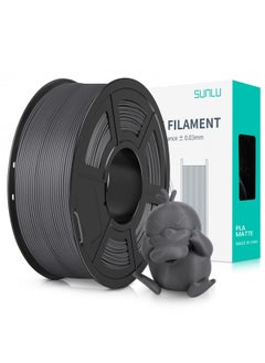 Buy SUNLU 3D Printer Filament PLA Matte 1.75mm, Neatly Wound Filament, Smooth Matte Finish, Print with 99% FDM 3D Printers, 1kg Spool (2.2lbs), 330 Meters, Matte Grey in UAE