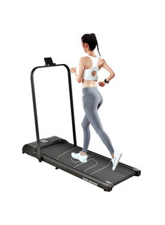 اشتري Sparnod Fitness STH-3005 Space-Saving 2-in-1 Preinstalled Walking Pad Treadmill with 2.5 Hp Motor, 1-10 km/h Speed, 90 kg User Weight, LED Display, Mobile/Tab Holder - Store Under Bed/Sofa/Desk في الامارات