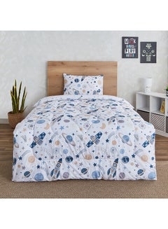 Buy Harry Kosmo 2-Piece Cotton Twin Comforter Set 220 x 160 cm in UAE