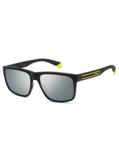 اشتري Men's Polarized Rectangular Sunglasses - Pld 2149/S Black Millimeter - Lens Size: 57 Mm في السعودية