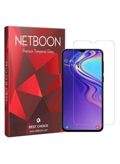 Buy Tempered Glass Guard 2. 5D Curved Edges Full Glue Anti-FingerPrint Screen Protector For Samsung Galaxy M20 Transparent (NT459) in UAE