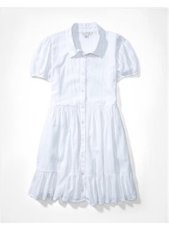 اشتري AE Button-Up Mini Shirt Dress في السعودية