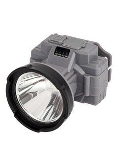 Buy Geepas Rechargeable LED Headlamp | Compact, Portable and Light-Weight Design | Perfect for Camping, Hiking, Cycling, Fishing | 2 Years Warranty | Grey in UAE