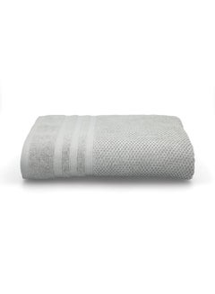 Buy Highly Absorbent Premium Quality Soft Bath Towel Mirage Grey 70 x 140 cm in Saudi Arabia