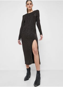 Buy Side Split Knitted Dress in UAE