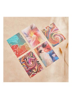 اشتري Alora 5-Piece Abstract Postcard Pictures Set 18x13 cm في الامارات