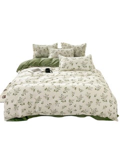 Buy 4-Piece Bedding Set which includes 1 Quilt Cover 1 Sheet 2 Pillowcase 220*240cm in UAE
