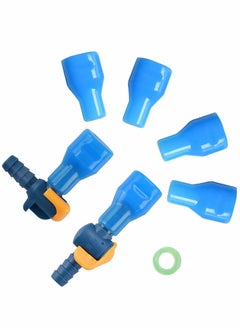 اشتري Hydration Silicone Nozzle Circulating Hydration Nozzle Food Grade Silicone Mouthpiece Bite Valve Replacement Mouthpiece, Hydration Bag Kit, Fits Most Brands في الامارات