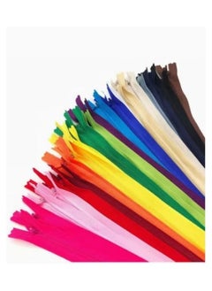 Buy Assorted Invisible Zipper 50CM - 25 pcs set in Saudi Arabia