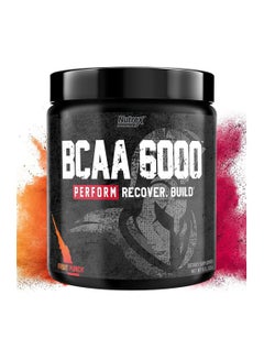 اشتري BCAA Powder 6000 Amino Acids 6g BCAAs Amino Acid Supplement Post Workout Recovery Muscle Growth Fruit Punch Drink 30 Servings في السعودية