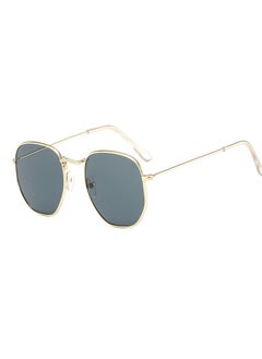 Buy Men's sunglasses UV protection, eye protection sunglasses, gold frame gray, fashion sunglasses. in Saudi Arabia