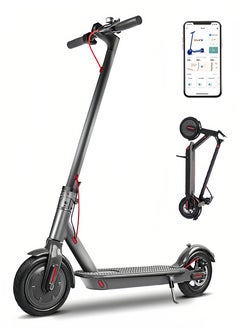 Buy Electric Scooter for Adults, 8.5" Tires, 36V, 350W Motor, Max 20Km Long Range,Folding E-scooter with Dual Braking System and App Control in Saudi Arabia