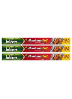 Buy Falcon Pack Of 3 X 37.5 sqft Aluminium Foil 7.74m X 45 cm in UAE