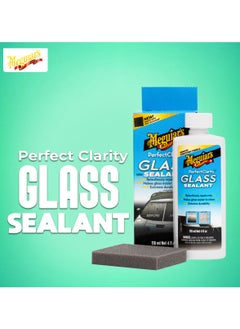 Buy MEGUIAR'S Perfect Clarity Glass Sealant 118ML - G8504, Advanced Rain Repellent Glass Kit for Superior Visibility in Saudi Arabia