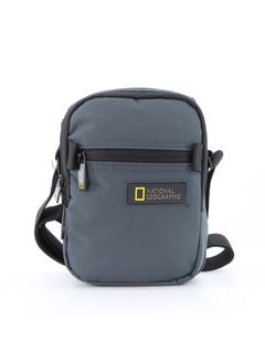 Buy National Geographic Mutation Small Utility Bag Grey, Zipper Compartment Casual Shoulder Bag For Men And Women Removable Shoulder Strap Secure RFID Pocket in UAE