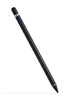 Buy High Sensitivity Active Stylus Pencil Compatible with Apple iPad Touch Screens Digital Stylus Pen (Black) in UAE