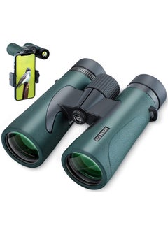 اشتري 12X50 Professional HD Binoculars for Adults with Phone Adapter, High Power Binoculars with BaK4 prisms, Super Bright Lightweight & Waterproof Binoculars Perfect for Bird Watching, Hunting, Stargazing في الامارات