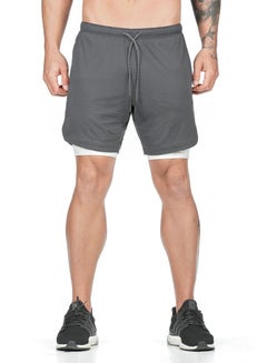 Buy Men's Beach Shorts Sports Running Shorts Mesh Sports Fitness Shorts in UAE