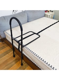 Buy Safety Bed Rail for Elderly Adults with Storage Pocket and Support Legs Bed Assist Rail Adjustable in Height, Bed Rail Fits King, Queen, Full, Twin Bed, Support Up to 330lbs in UAE