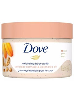 Buy Dove Exfoliating Body Polish With Colloidal Oatmeal & Calendula Oil 298 G in Egypt