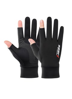 Buy Men Women Sun Protection Gloves Driving Riding Touch Screen Gloves Thin Anti-UV Protection Ice Silk Non-Slip Gloves in Saudi Arabia