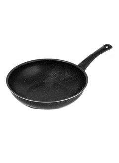 اشتري Granite Deep Frying Pan 28 Cm Black في مصر