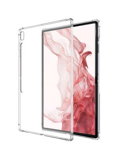 Buy TPU Bumper Corner Case Cover For Samsung Galaxy Tab S8 Plus Clear in Saudi Arabia