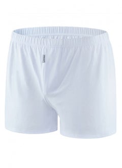 Buy 100% Cotton Boxer Style Underpants Size XXL - White in Saudi Arabia